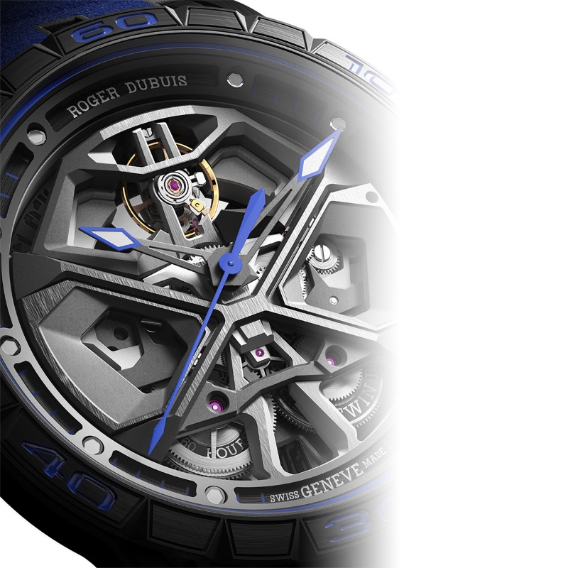 Resim EXCALIBUR SPIDER HURACÁN BLACK DLC TITANIUM 45MM