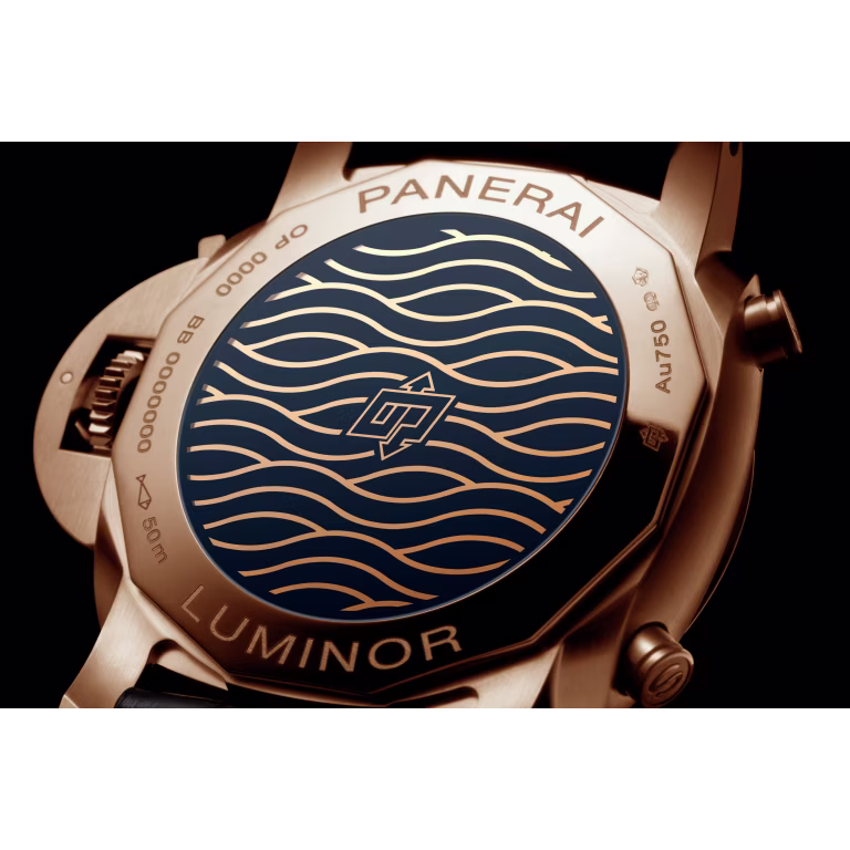 Resim LUMINOR CHRONO GOLDTECH™ BLU NOTTE - CHRONOGRAPH  44 MM