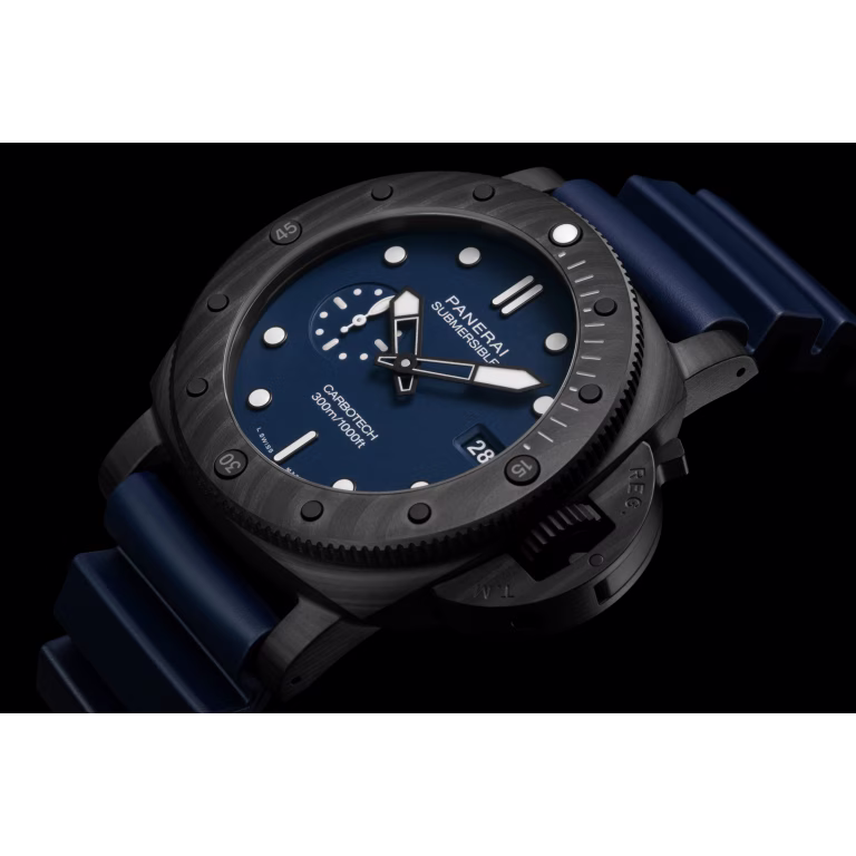 Resim SUBMERSIBLE QUARANTAQUATTRO CARBOTECH™ BLU ABISSO - AUTOMATİC 44 MM