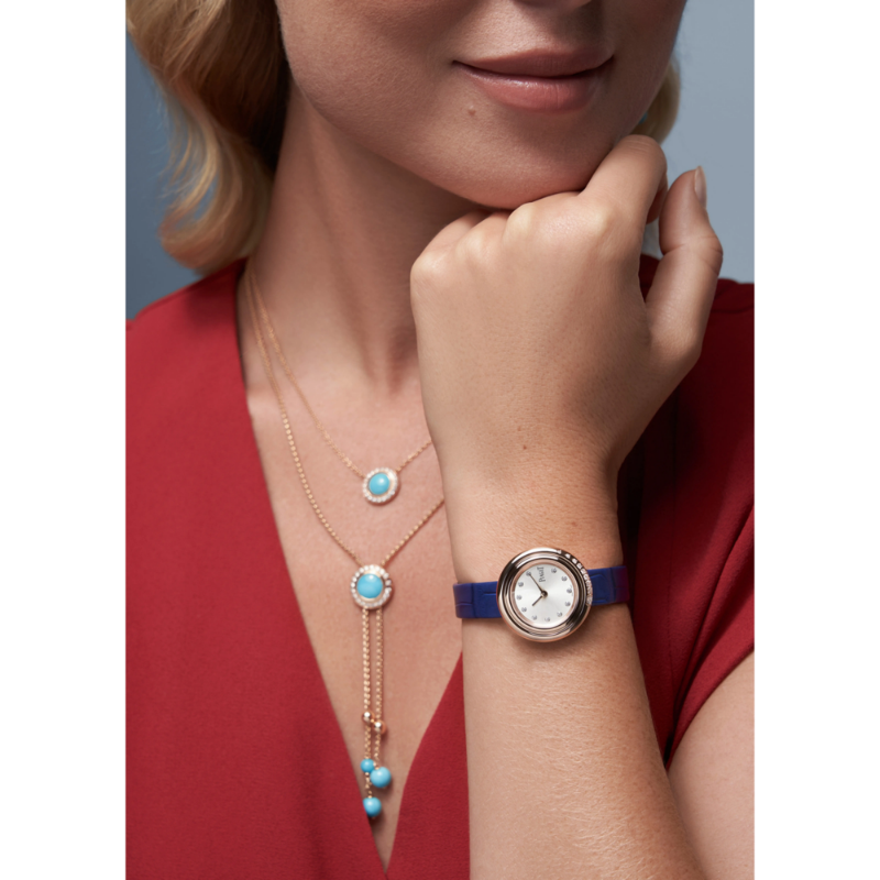 Picture of PIAGET Rose Gold Turquoise Diamond Pendant