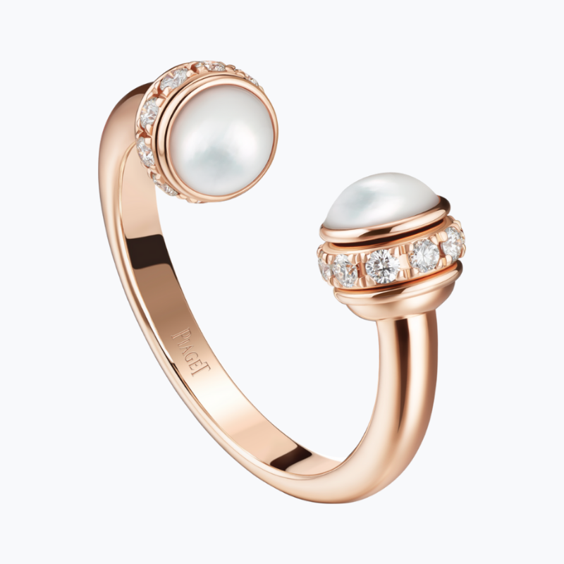 Resim Piaget Medium model - Rose Gold Diamond Ring