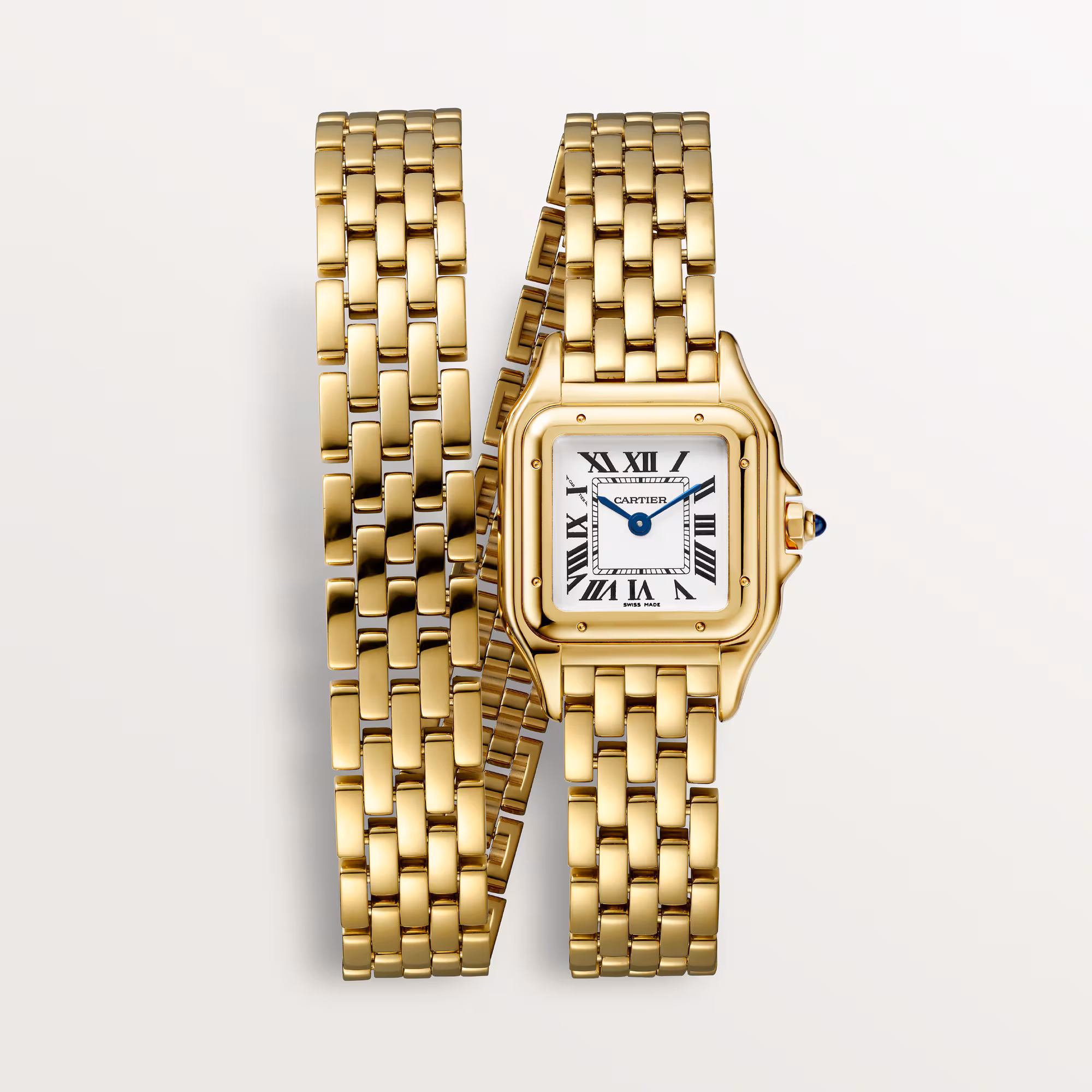 Resim PANTHÈRE DE CARTIER DOUBLE LOOP - YELLOW GOLD QUARTZ SMALL