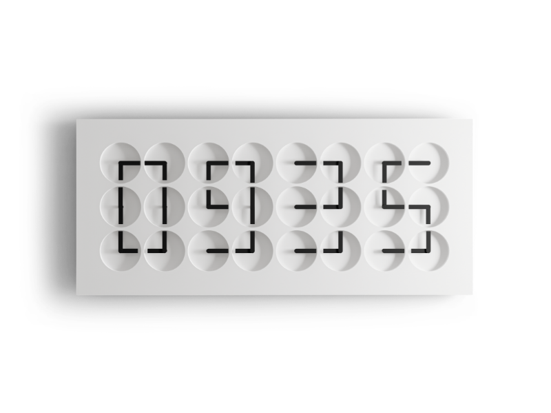 Resim ClockClock 24 – White