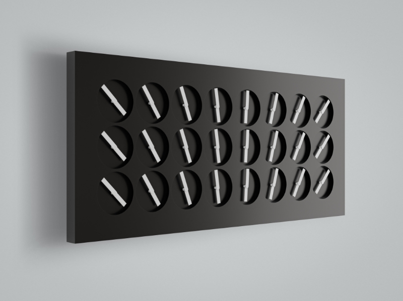 Resim ClockClock 24 – Black