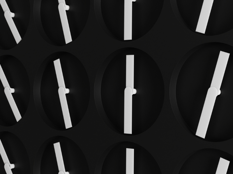 Resim ClockClock 24 – Black