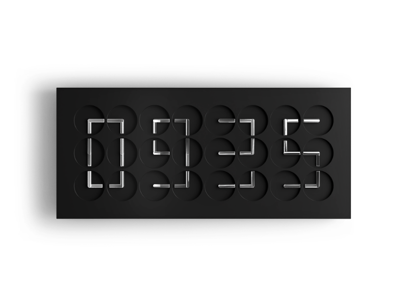 Resim ClockClock 24 – Black Sterling