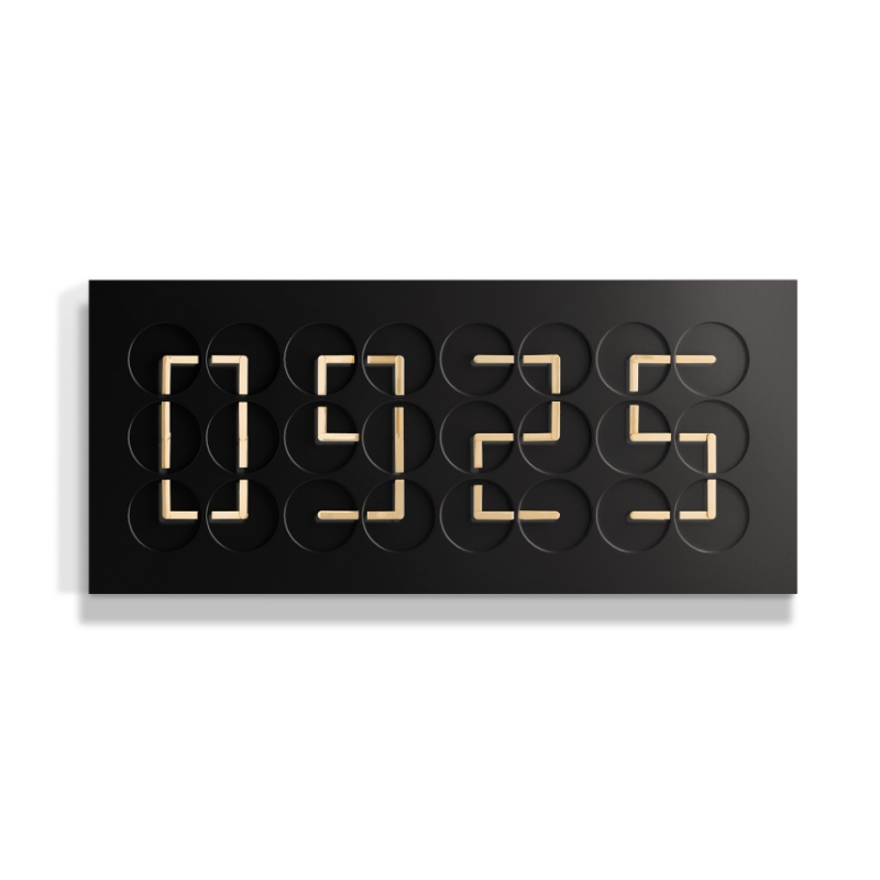 Resim ClockClock 24 – Black Gold 