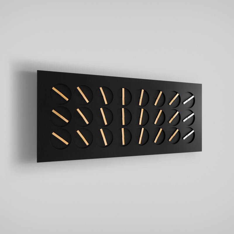 Resim ClockClock 24 – Black Gold 