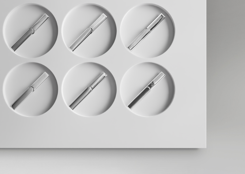 Resim ClockClock 24 – White Sterling