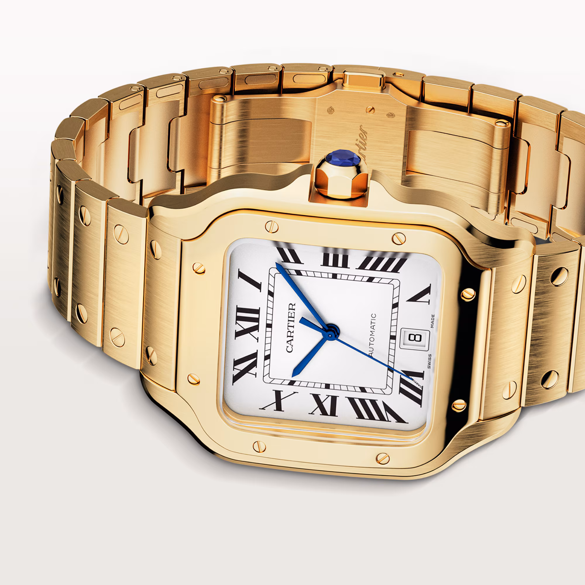 Resim SANTOS DE CARTIER - YELLOW GOLD AUTOMATIC LARGE