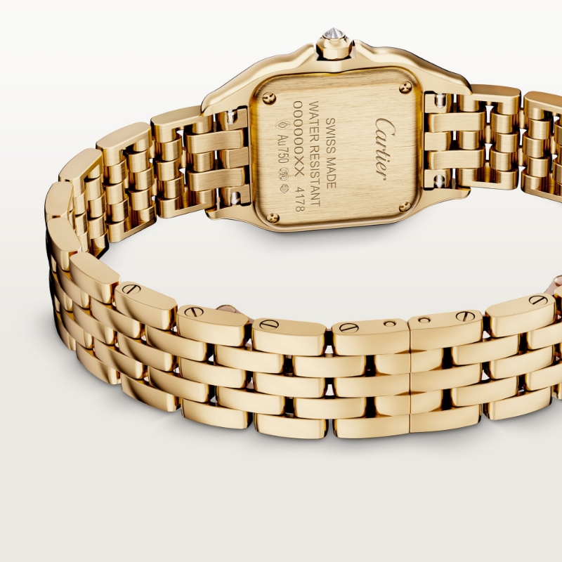 Resim  PANTHÈRE DE CARTIER - YELLOW GOLD QUARTZ SMALL