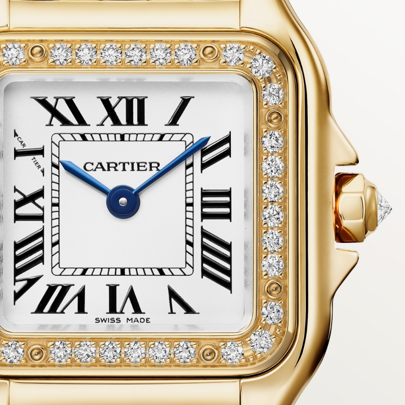 Resim  PANTHÈRE DE CARTIER - YELLOW GOLD QUARTZ SMALL
